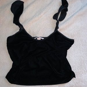 Victoria Secret black velvet tank